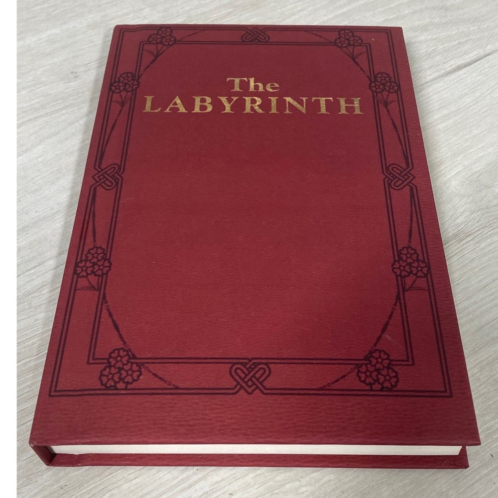 The Labyrinth Sarahs Quest Hardcover Book Red Gold Foil Studio 253 Collector
